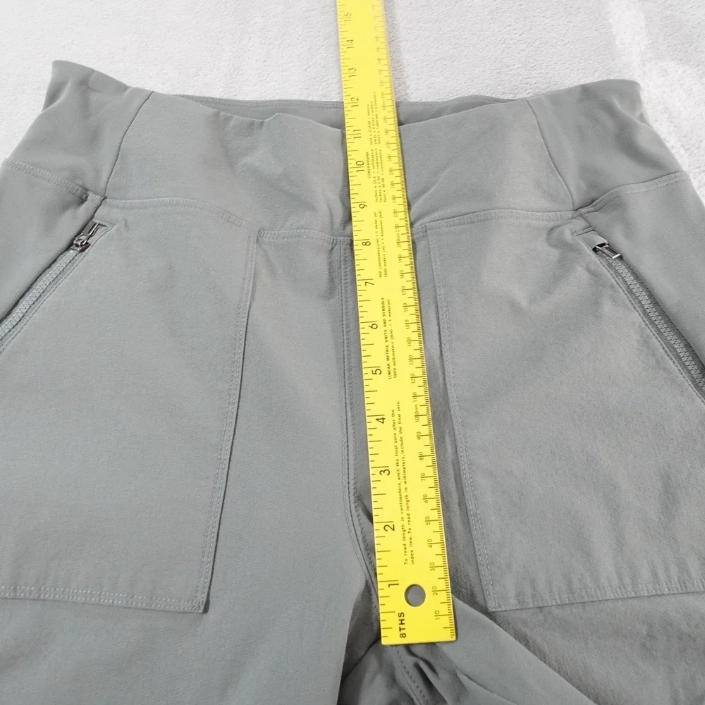 Athleta Headlands Hybrid Pant Womens 12 Sage Green Cargo Stretch Performance